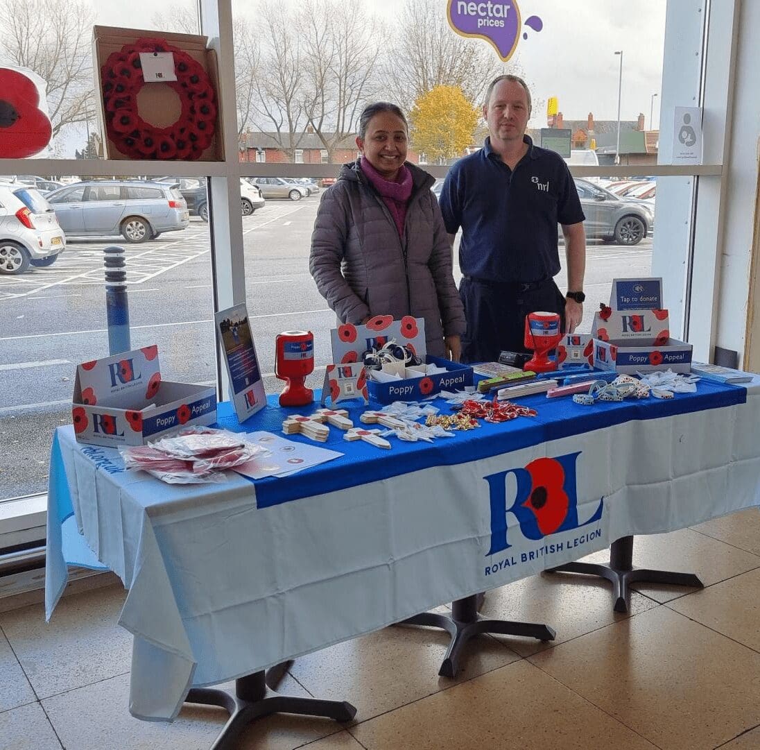 NRL's Wigan teams host the annual Poppy Appeal stand